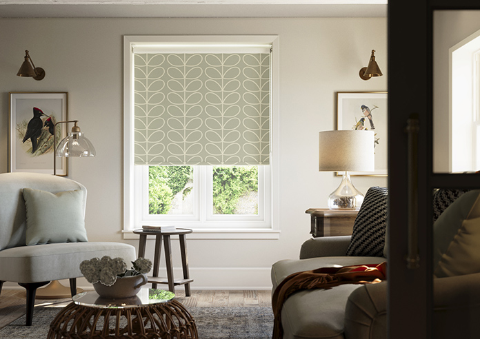 Orla Kiely Jumbo Linear Stem, Pebble - Roller Blind - Image 3